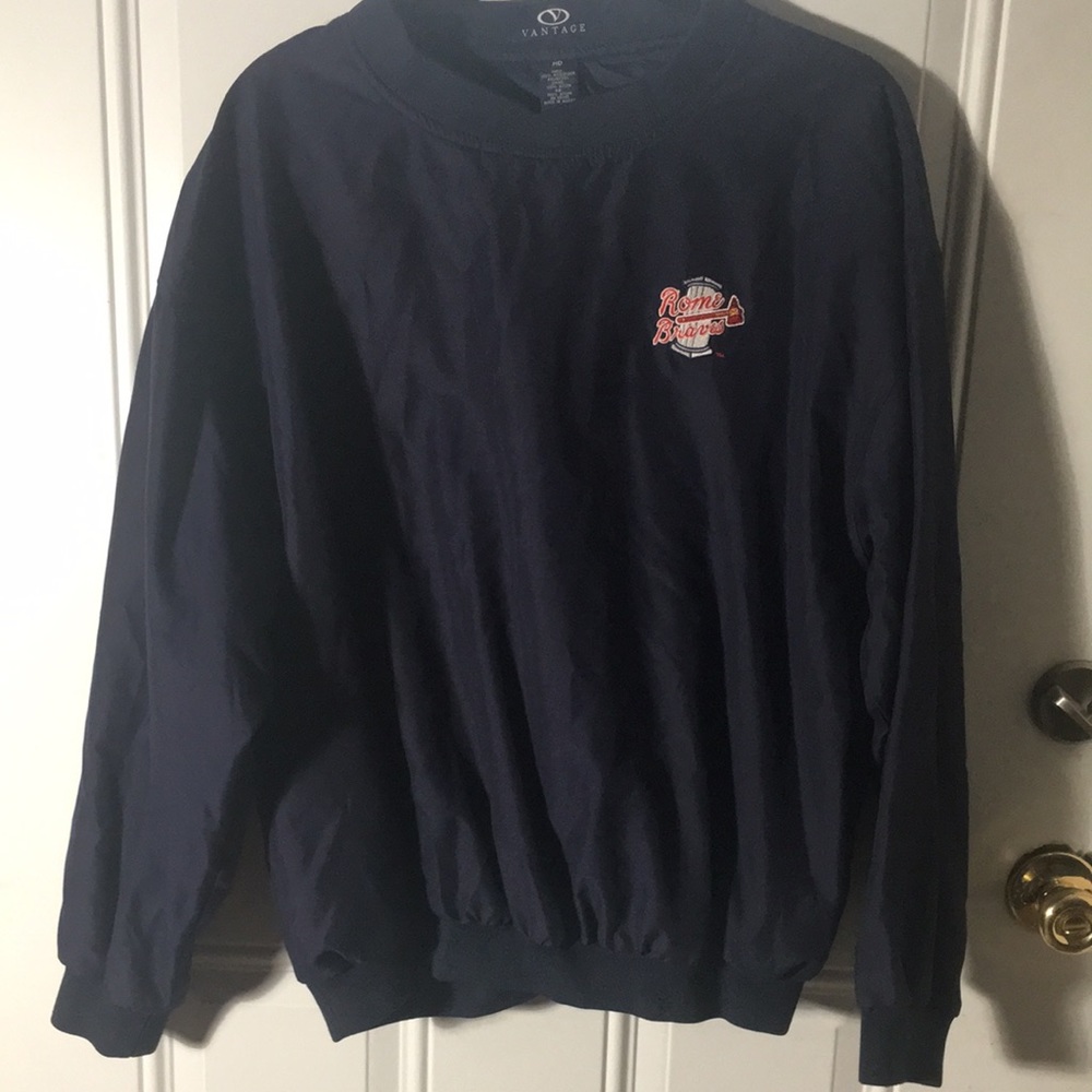 Vantage Rome Braves unisex pullover jacket size Medium
